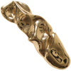 nar’sha Textured Metal Barrette Hair Clip - Gold (1 pc)