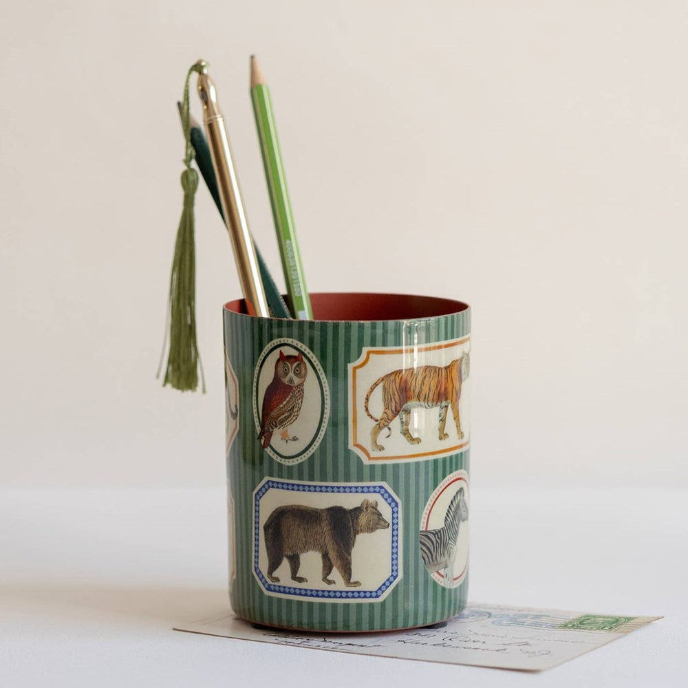 Roomytown Inc Enamel Pot - Animal Kingdom (1 pc)