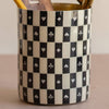 Roomytown Inc Enamel Pot - House of Suits (1 pc) - product shown up close.