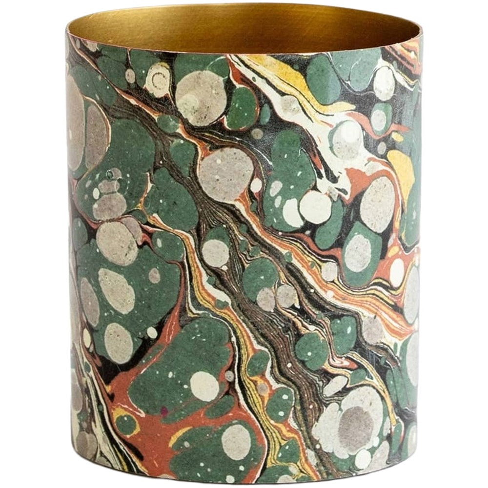 Roomytown Inc Enamel Pot - The Art of Marbling (1 pc)