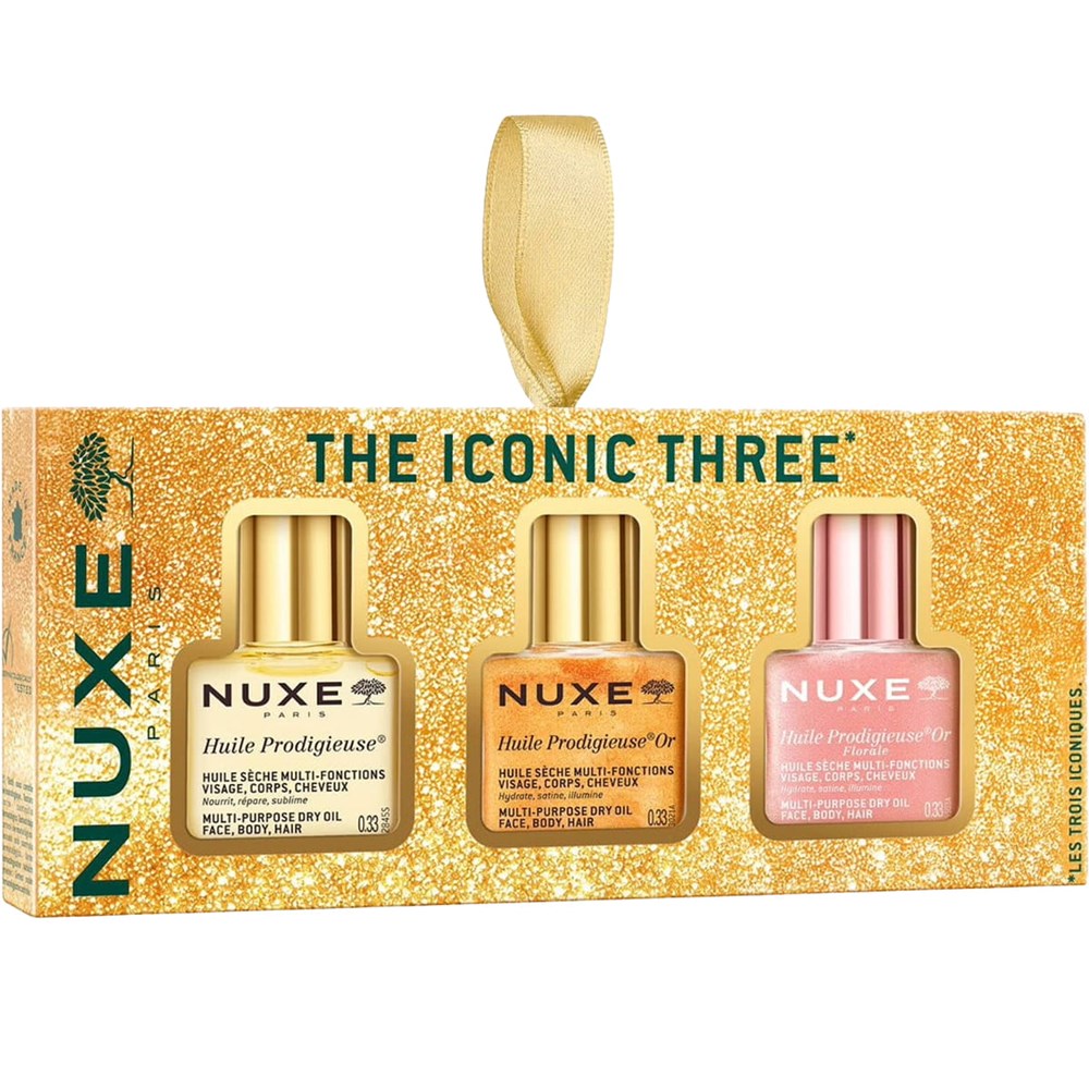 Nuxe Huile Prodigieuse® The Iconic Three Gift Set (3 x 10 ml)