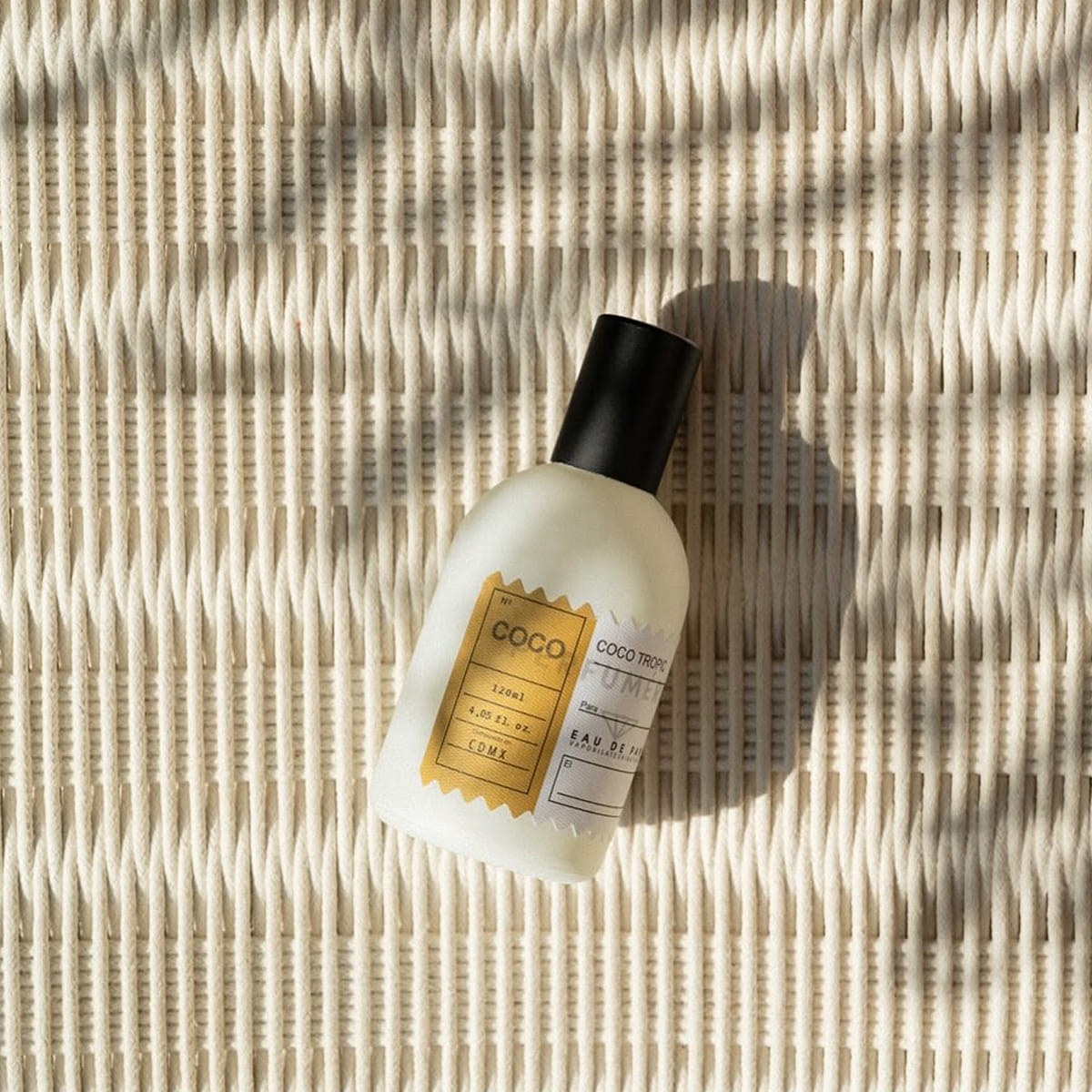 Perfumerica Coco Tropic Eau de Parfum (120 ml) - product shown on cream background.