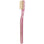 Lavorati a Mano Capri Medium Bristle Toothbrush - Burgundy (1 pc) - product shown upright outside of packaging