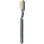Lavorati a Mano Capri Medium Bristle Toothbrush - Navy (1 pc) - product shown upright outside of packaging
