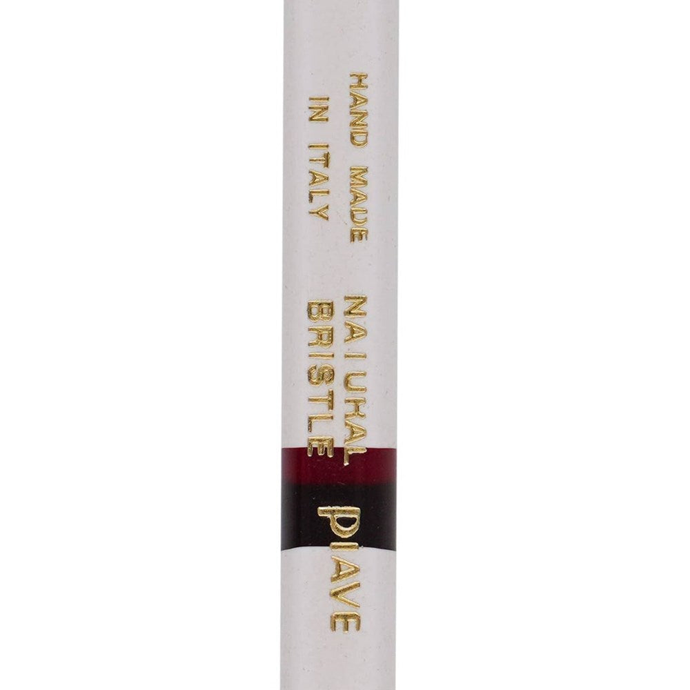 Lavorati a Mano Sicily Soft Bristle Toothbrush - Brown (1 pc) - product handle shown close up hand made in Italy text