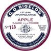 C.O. Bigelow Apple Salve Lip Tin (0.8 oz) - product lid shown with text