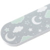 Tweezerman Baby Nail Clipper & Nail File (2 pcs) - Nail file shown close up of pattern with moon and stars