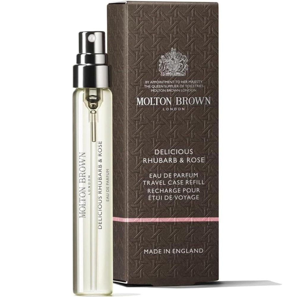 Molton Brown Delicious Rhubarb &amp; Rose Eau de Parfum - Travel (7.5 ml) with box