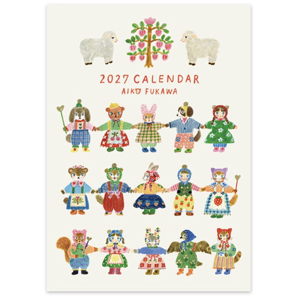 Her Winter Flowers 2027 Wall Calendar - Aiko Fukawa (1 pc) - cover