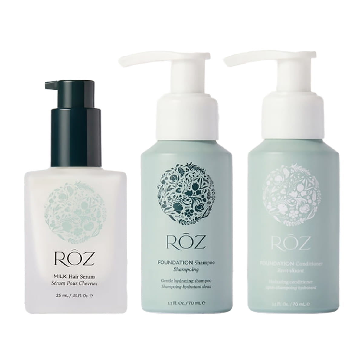 Roz Mini Discovery Hair Trio (3 pcs)