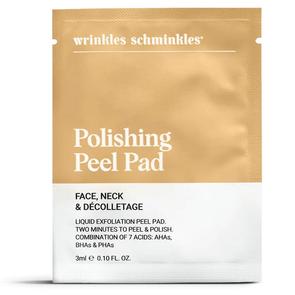 Wrinkles Schminkles Face, Neck &amp; Decolletage Peel Pads (5 pcs) - product shown in individual packaging