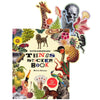 Chronicle Books Extraordinary Things Sticker Book (1 pc) cover shown featuring colorful illustrated stickers including a giraffe, skull, lily, pineapple, parrot, monkey, and fruit, with matching sticker cutouts displayed above the cover of the book on a white background.