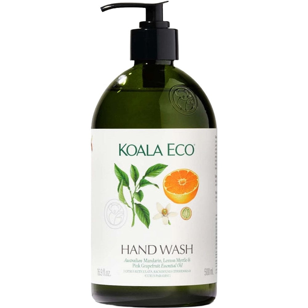 Koala Eco Hand Wash - Mandarin, Lemon Myrtle and Pink Grapefruit (Glass Bottle) (16.9 oz)