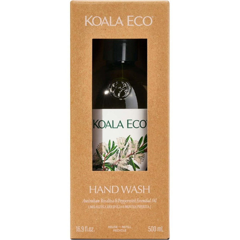 Koala Eco Hand Wash - Rosalina &amp; Peppermint (Glass Bottle) (16.9 oz) box shown