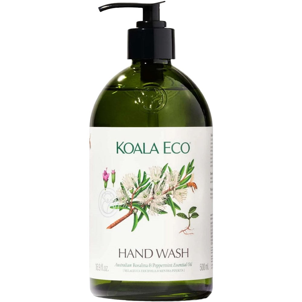 Koala Eco Hand Wash - Rosalina &amp; Peppermint (Glass Bottle) (16.9 oz)