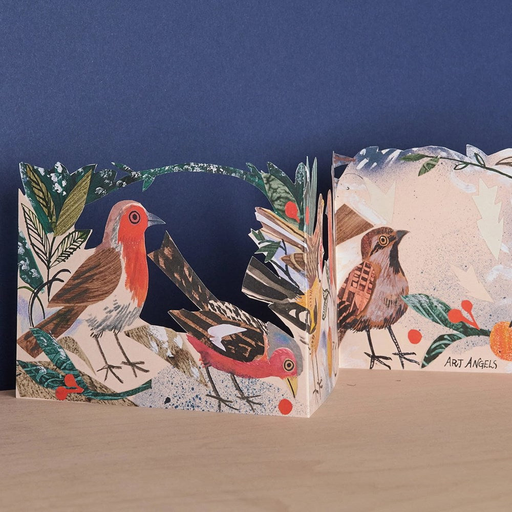 Three Fold Winter Feast Die Cut Card - Beautyhabit