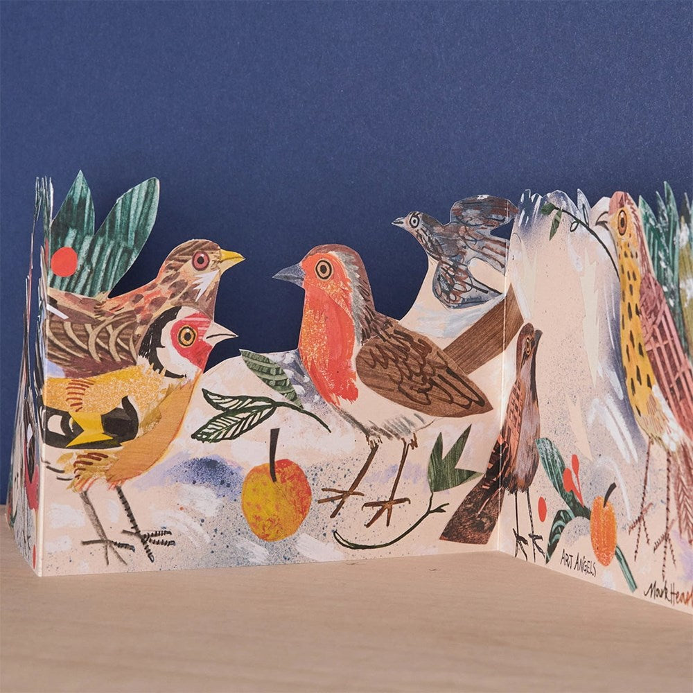 Three Fold Winter Feast Die Cut Card - Beautyhabit
