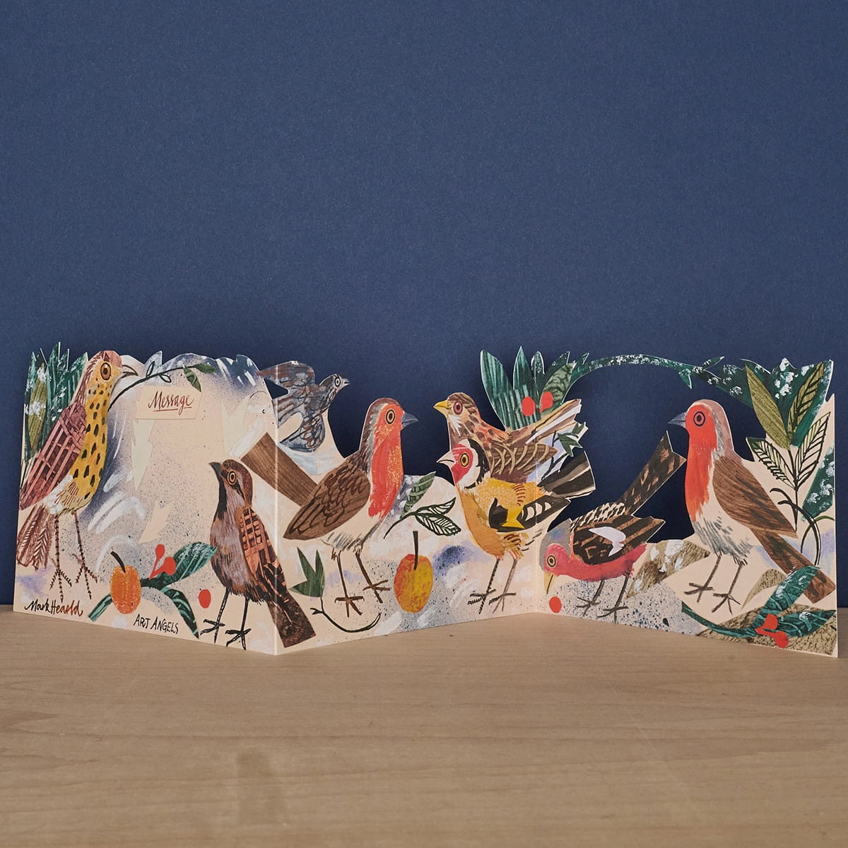 Three Fold Winter Feast Die Cut Card - Beautyhabit