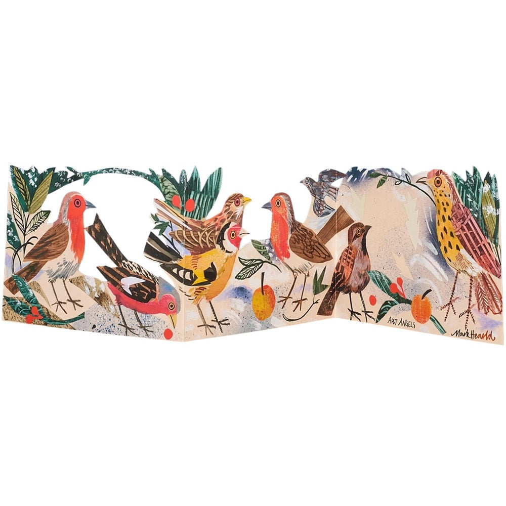 Three Fold Winter Feast Die Cut Card - Beautyhabit