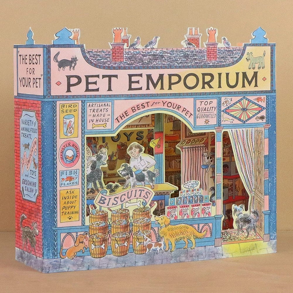 Art Angels Pet Emporium Die Cut Card  (1 pc)