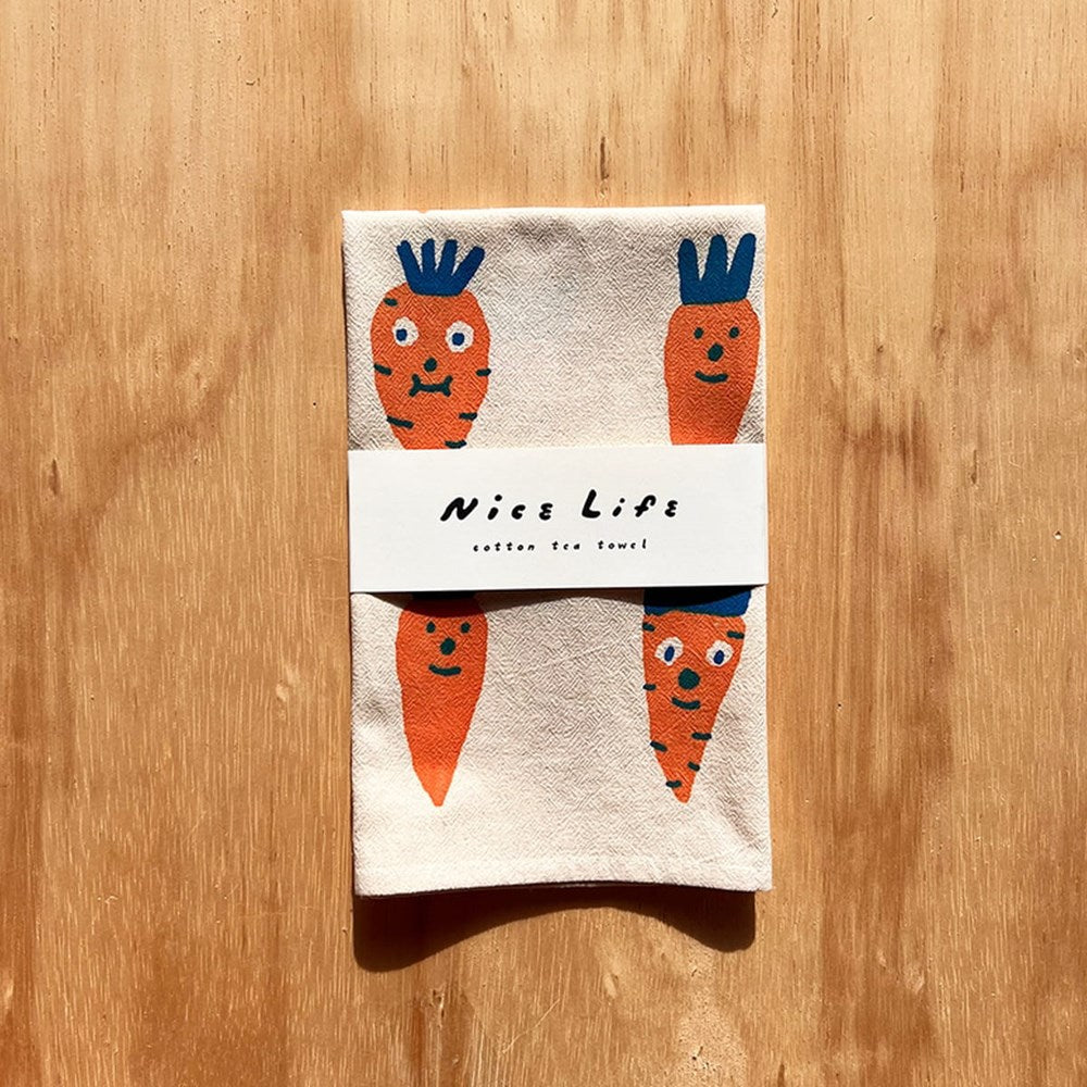Nice Life Carrot Tea Towel - Beautyhabit