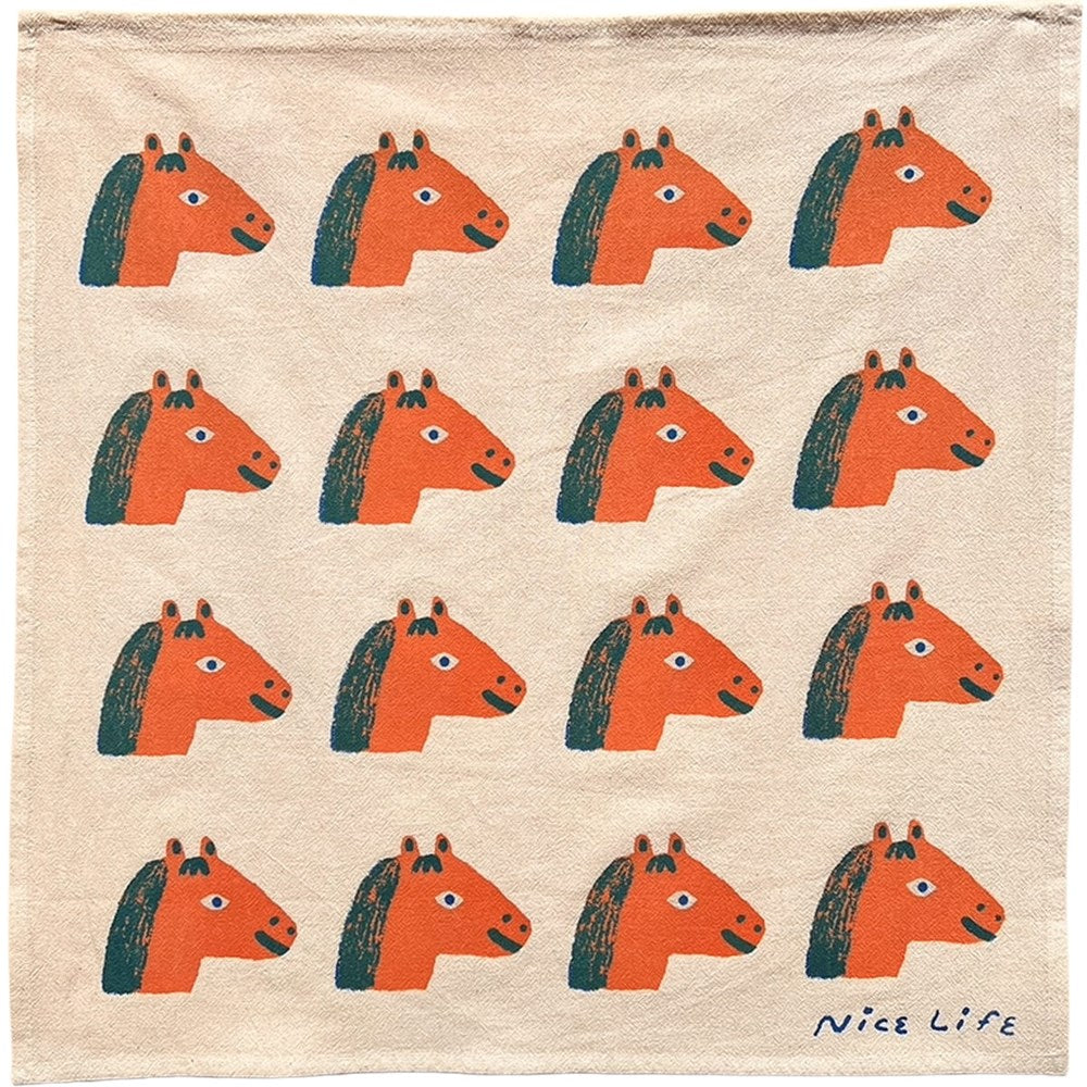 Nice Life Horse Tea Towel - Beautyhabit