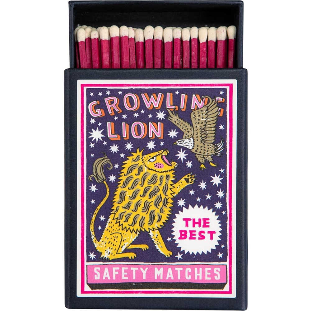 Archivist Growling Lion Matchbox (1 box)