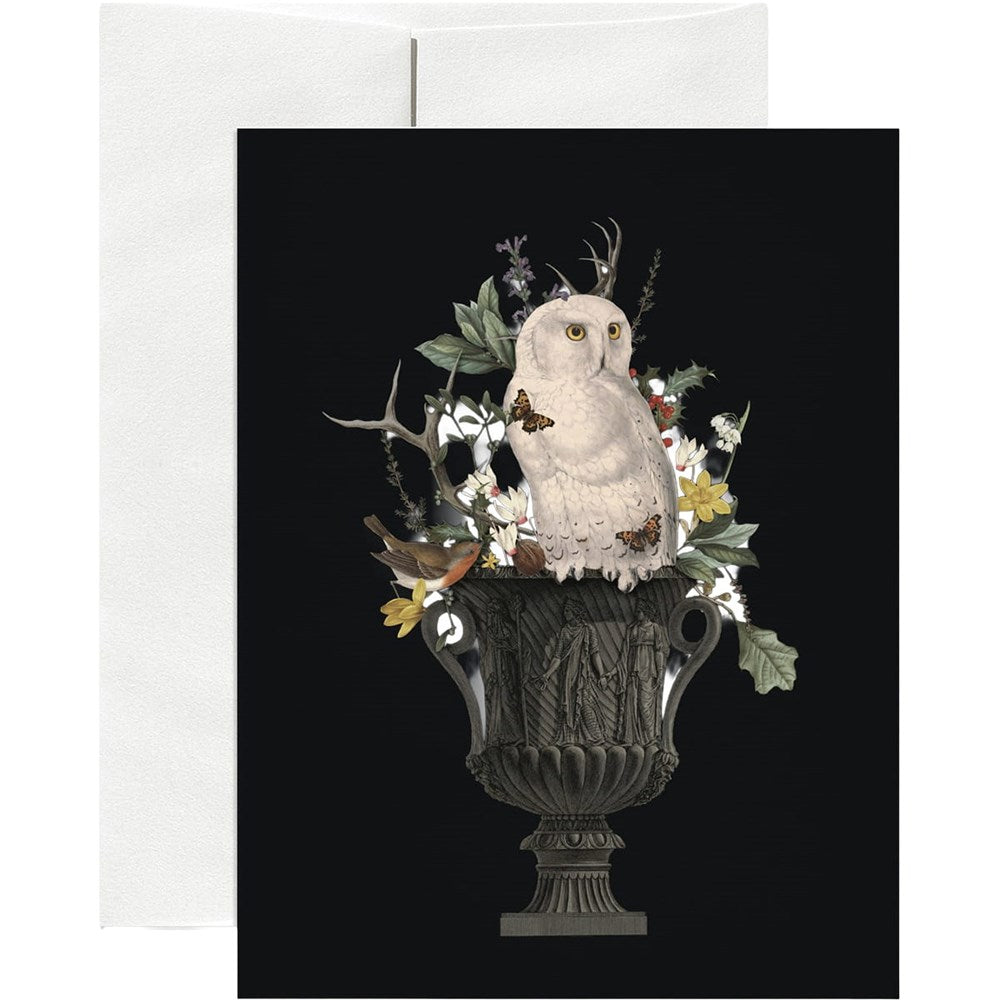 Open Sea Yule Vase 2 Greeting Card (1 pc) with envelope