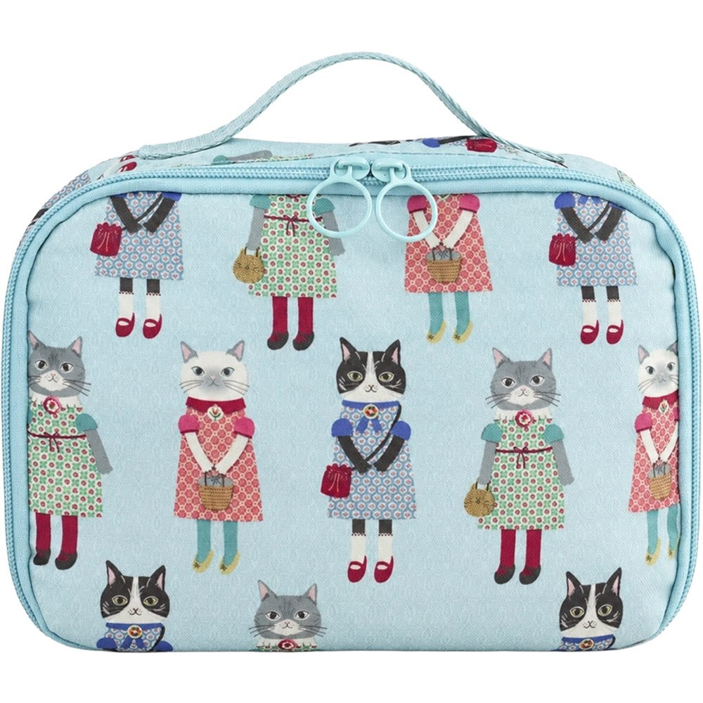 Kusuguru Dress Cat Hanging Toiletry Bag - Blue (1 pc)