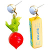Haricot Vert Radis Au Beurre Earring Dangle Set (2 pc) 