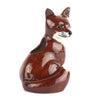 Quail Ceramics Fox Bud Vase (1 pc) shown side view