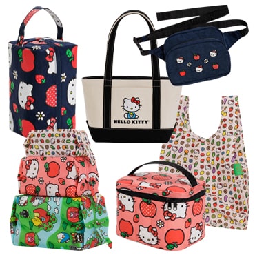 Baggu - Hello Kitty and Friends Collaboration includes Reusable Bags, Sets, Lunch Bags, Fanny Pack & Canvas Totes! 