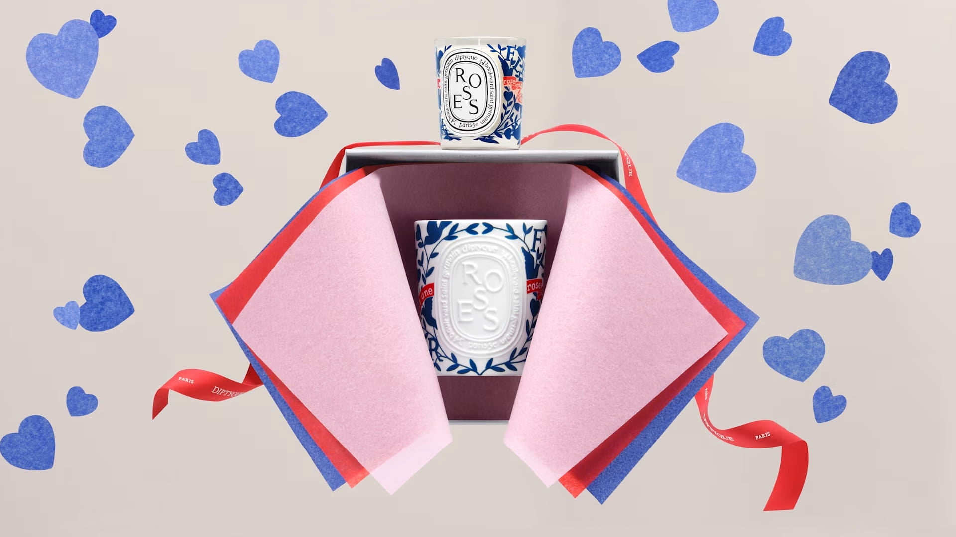 Limited Edition Diptyque Roses Candles (190 g and 600 g)