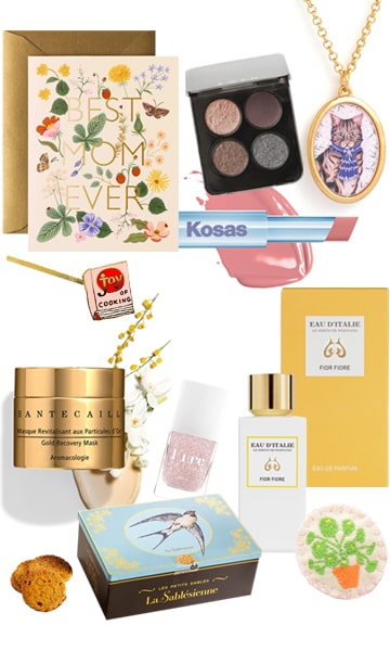 A selection of products from our "Gift Guide For Mom" collection