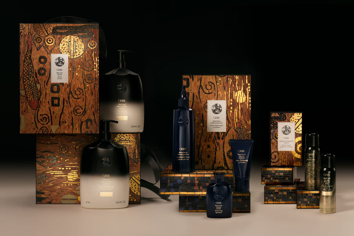 A selection of Oribe Holiday Gift Sets