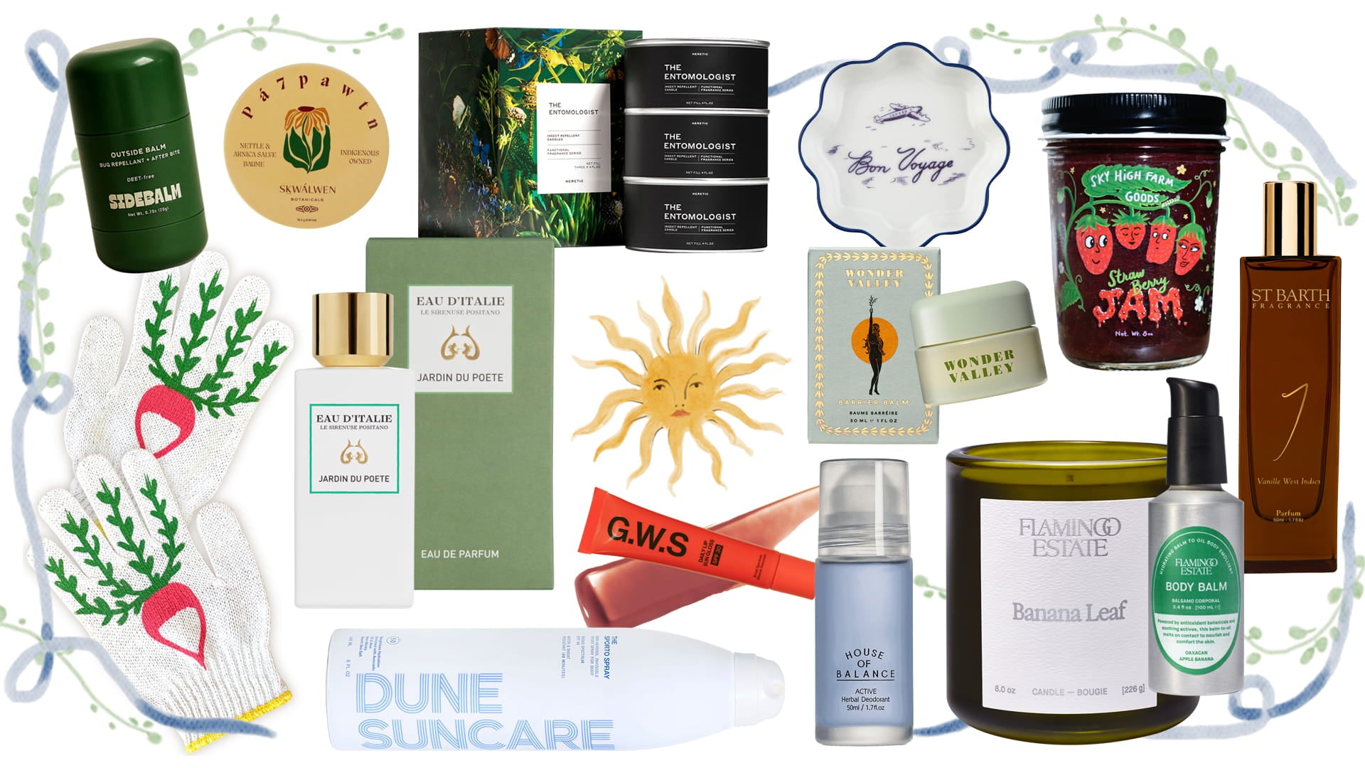 A selection of products from our Summer beauty essentials collection "Sunshine Days, Warm Nights"