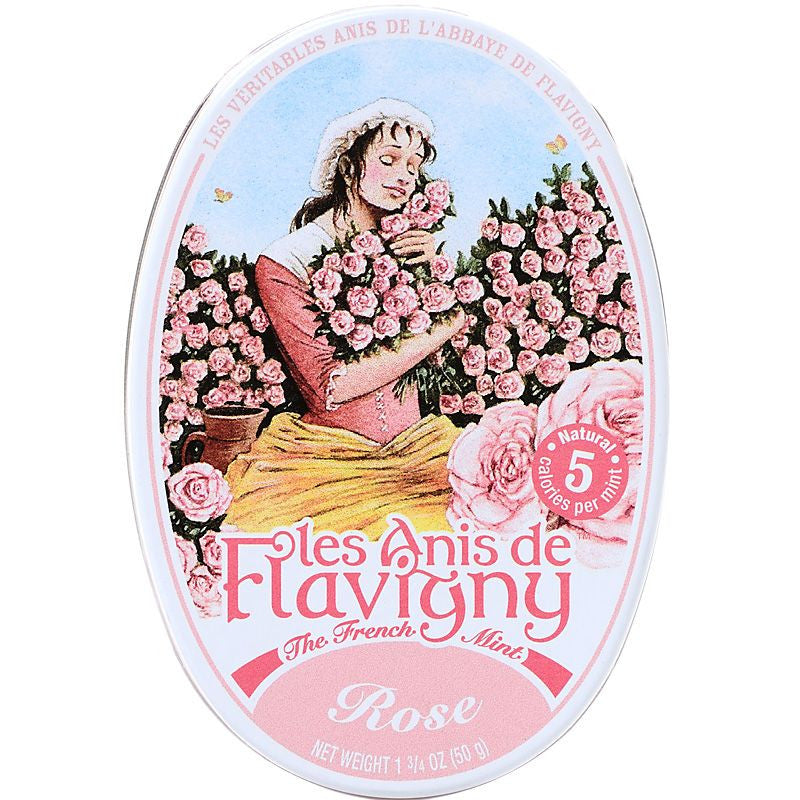 Les Anis de Flavigny Rose Flavored Hard Candy (50 g)