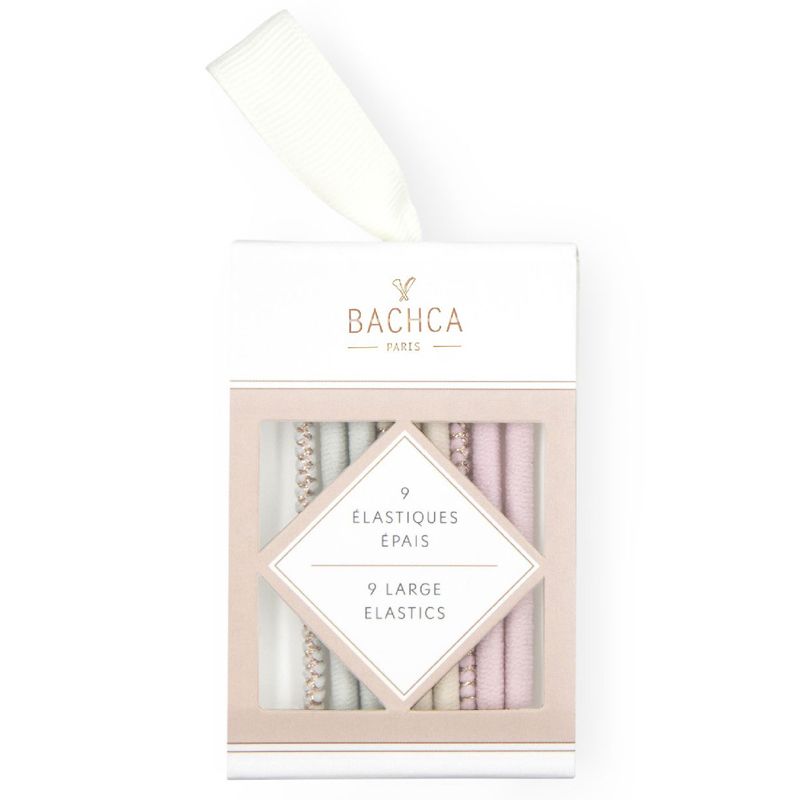 Bachca Large Pastel Elastics in packaging