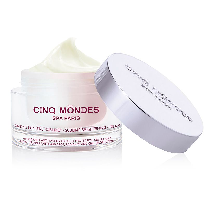 Cinq Mondes Sublime Brightening Cream (1.7 oz) open jar