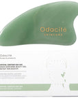 Odacite Crystal Contour Gua Sha Green Adventurine Beauty Tool 1 pc