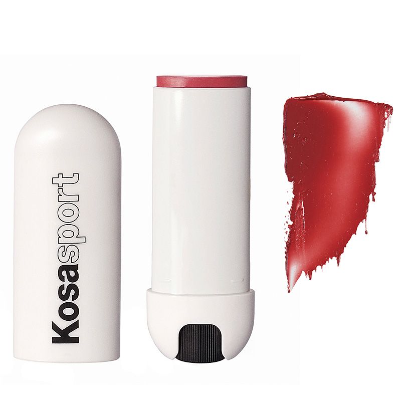 Kosas Cosmetics Kosasport LipFuel - Pulse with color smear