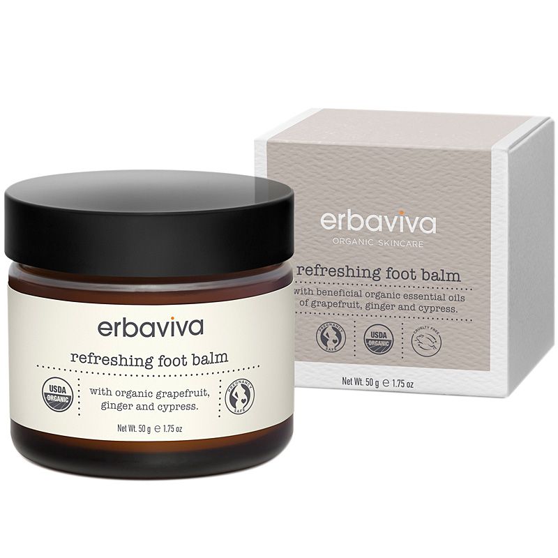Erbaviva Refreshing Organic Foot Balm with box