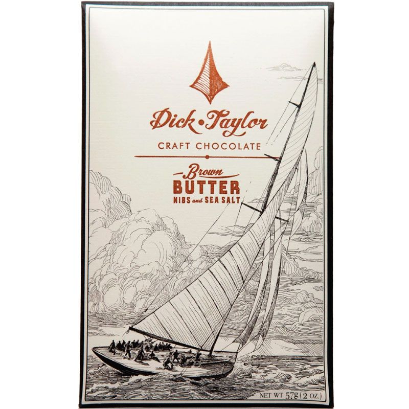 Dick Taylor Brown Butter With Nibs and Sea Salt Chocolate Bar (2 oz)