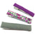 Iris, Purple Floral, Olive Linen Fabric Hair Clip Set