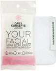 Daily Concepts Your Facial Mini Scrubber shown with packaging