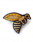 Macon & Lesquoy Hand Embroidered Bee Pin