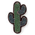 Hand Embroidered Cactus Pin