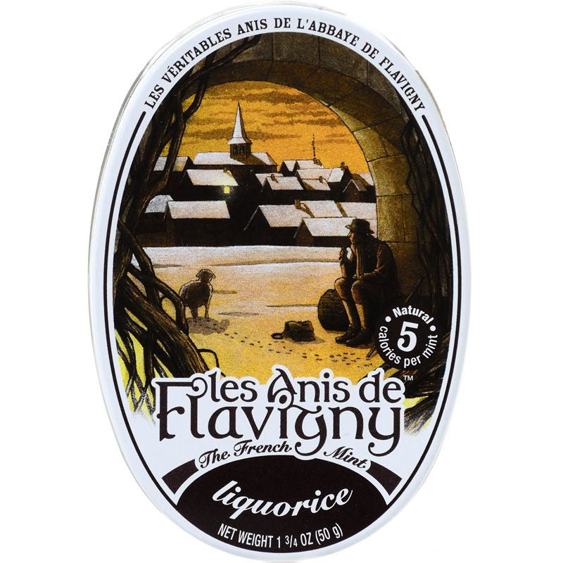 Les Anis de Flavigny Liquorice Flavored Hard Candy (1.75 oz) Lid