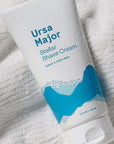 Ursa Major Stellar Shave Cream - 5 oz with white towel in the background