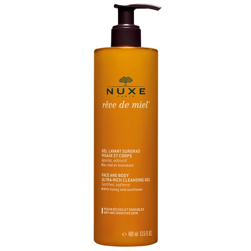 Nuxe Reve de Miel Face and Body Ultra-Rich Cleansing Gel 400 ml